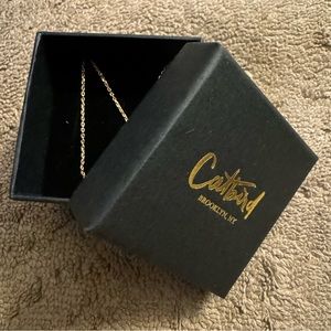 Catbird Greco Lariat Necklace - Solid 14k Yellow Gold - BNWB